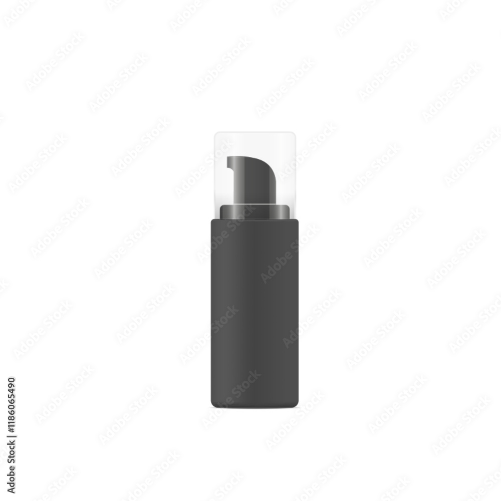 Luxury Cosmetic Black Container Vector, Realistic 3D Packaging for Cream, Oils, Lotions, and Beauty Product, Perfect for Spa and Skincare Mockup Luxury Cosmetic Black Container Vector, Realistic 3D Packaging for Cream, Oils, Lotions, and Beauty Product, Perfect for Spa and Skincare Mockup