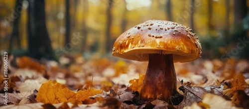 Beautiful porcini mushroom ...