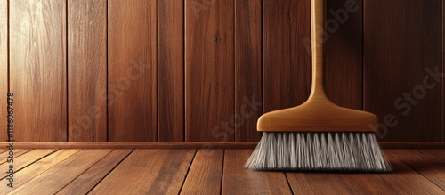 floor brush with a flooring...