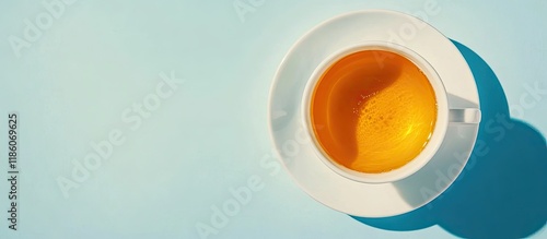 Traditional tea cup and sau...