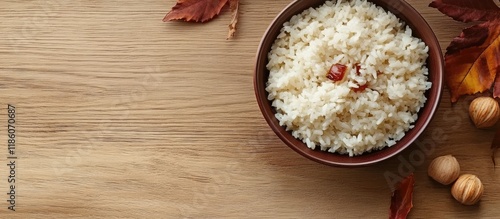 Chestnut rice a Japanese di...