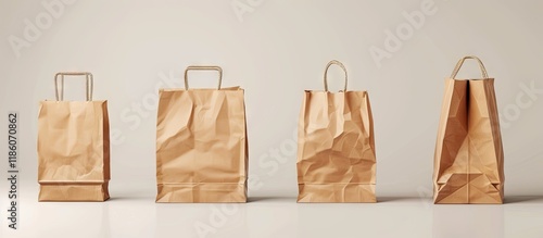 Different kraft paper bags ...
