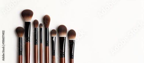 Set of women s makeup brush...