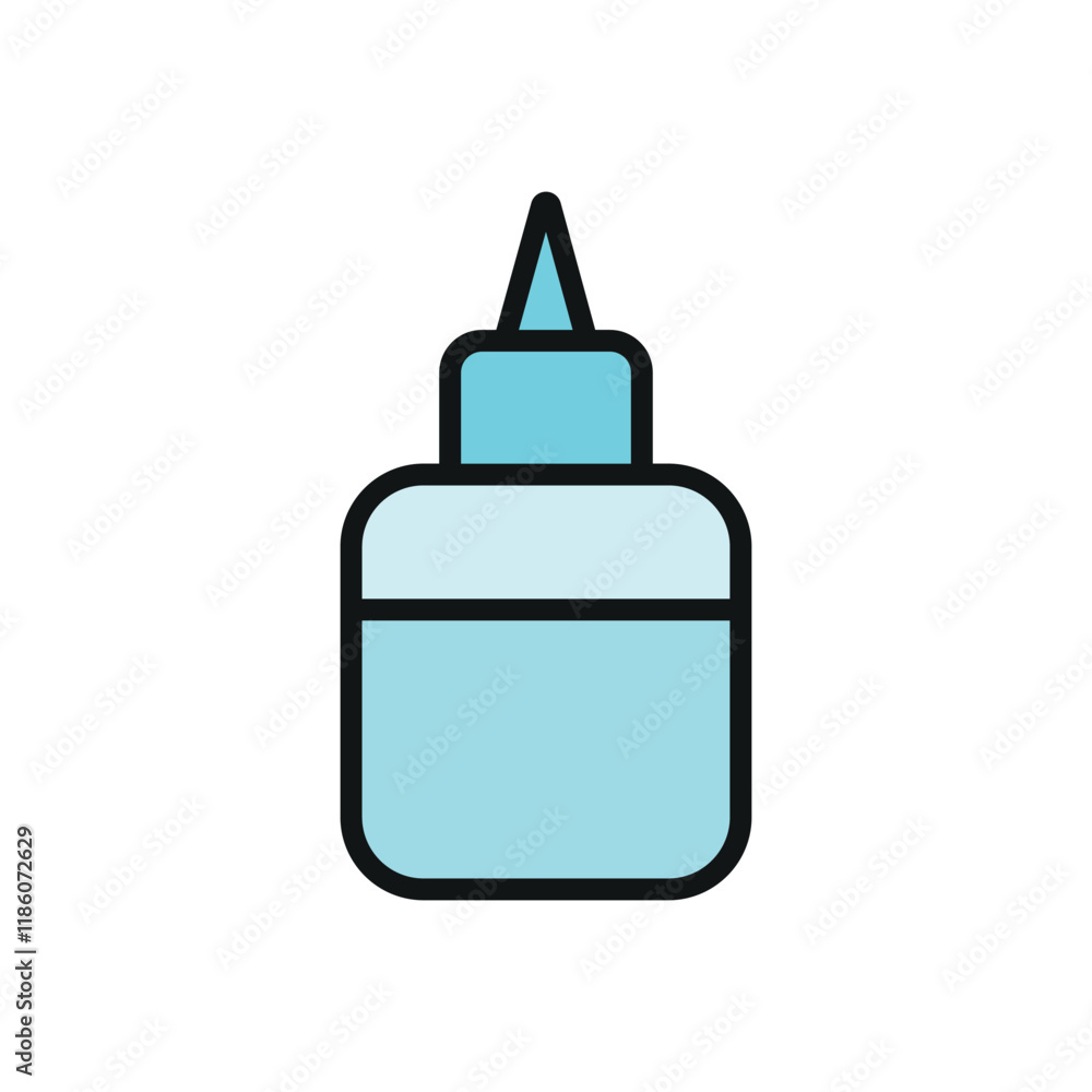 Glue icon vector featuring a dynamic and playful design, ideal for adding a fun and creative touch to art, design, or hobby-related projects Glue icon vector featuring a dynamic and playful design, ideal for adding a fun and creative touch to art, design, or hobby-related projects