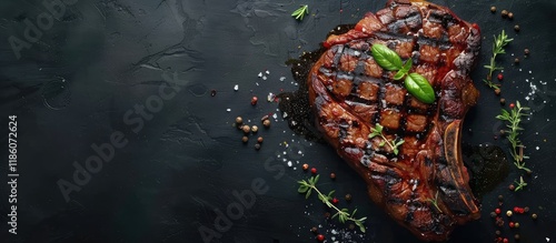 Grilled porterhouse beef st...