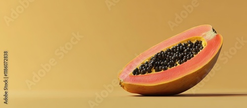 papaya. with copy space ima...