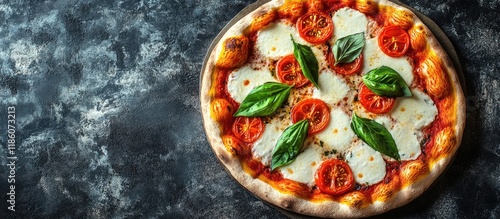 Pizza Margherita on a stone...
