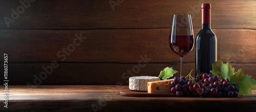 Arrangement of wine fresh g...