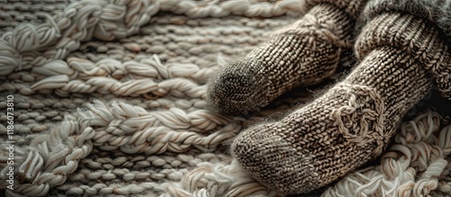 Cozy woolen apparel A close...