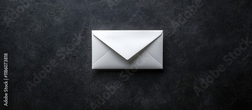 a sharp white envelope posi...