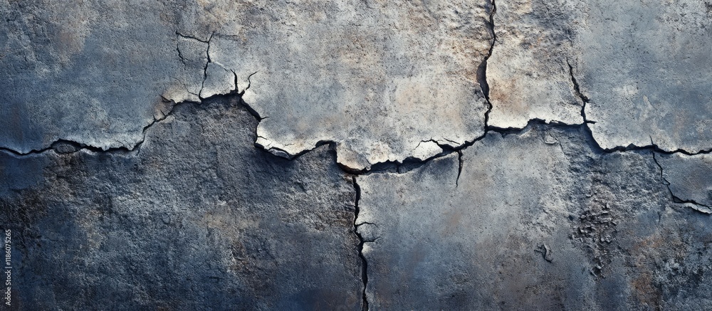 Obraz premium Cracks and the texture of the aged surface Background for designs and presentations. with copy space image. Place for adding text or design