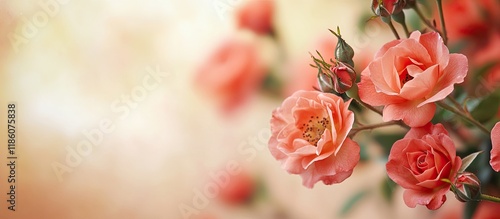 Close up of tea rose flower...