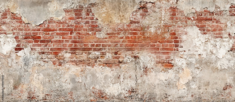 Empty Old Brick Wall Texture Distressed Painted Wall Surface Grungy Wide Brick Wall Grunge Red Stone Wall Background Worn Building Facade With Damaged Plaster Abstract Web Banner Copy Space Empty Old Brick Wall Texture Distressed Painted Wall Surface Grungy Wide Brick Wall Grunge Red Stone Wall Background Worn Building Facade With Damaged Plaster Abstract Web Banner Copy Space