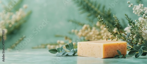 Organic soap block with fre...