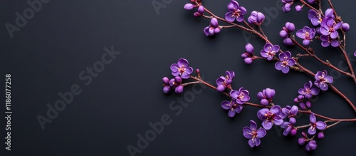 Decorative branches with pu...