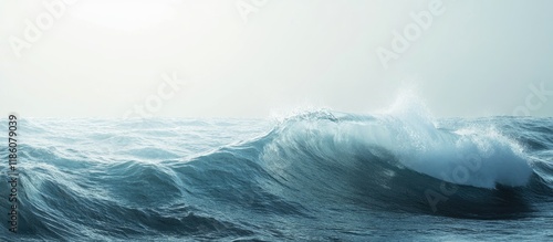 Wave against a sea and ocea...
