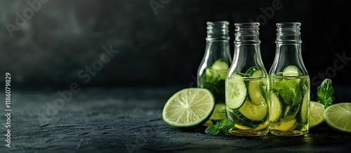 Refreshing flavors of lime ...