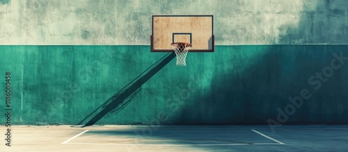 street basketball against t...