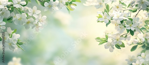 White flowers in the garden...
