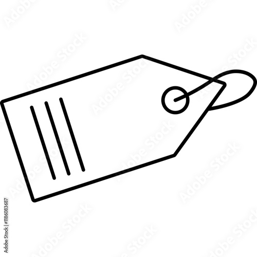 Price Tag Line Icon