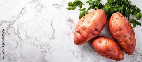 Whole unpeeled sweet potato...