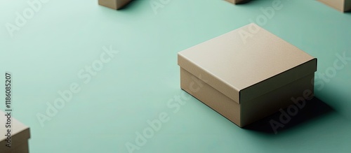 Mockup design area on a pap...