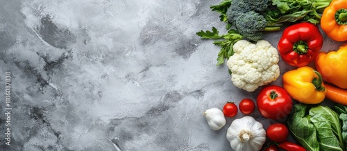 fresh organic vegetables on...