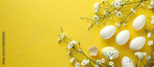 Minimalistic Easter backdro...