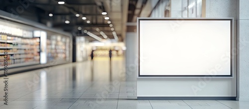 Empty advertising billboard...