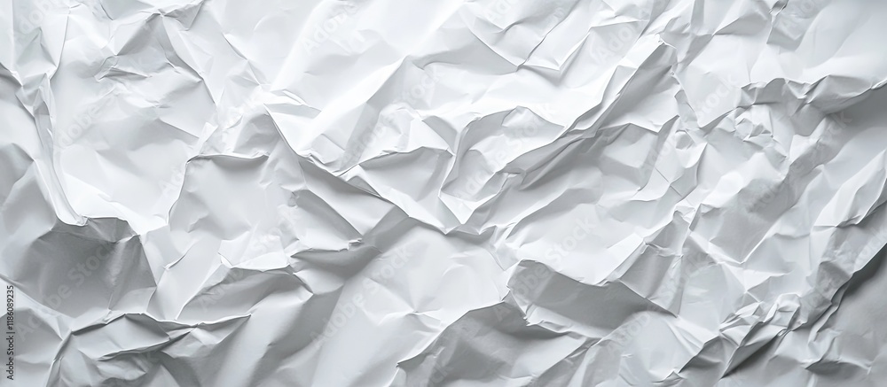 Fototapeta premium Crumpled paper texture backdrop. with copy space image. Place for adding text or design