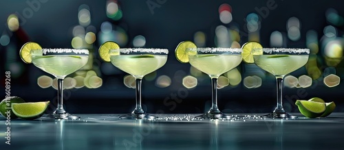 Four glasses of classic Mar...