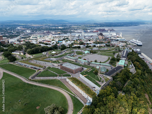 Citadel, fortification of the Quebec ramparts in Quebec city, Quebec, Canada