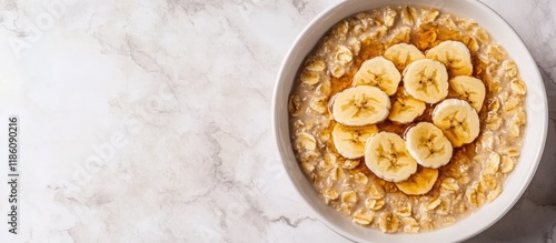 Caramelized banana oatmeal ...