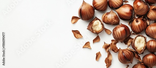 Cracked shell chestnuts in ...