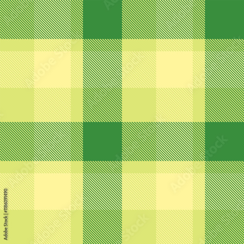 Fresh, vibrant green and yellow plaid pattern.  Perfect for textile design, website backgrounds, or packaging.  Clean, modern aesthetic with a subtle texture. Ideal for spring or summer projects.