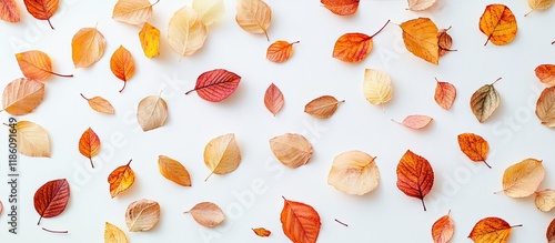 Autumn flat lay backdrop fe...