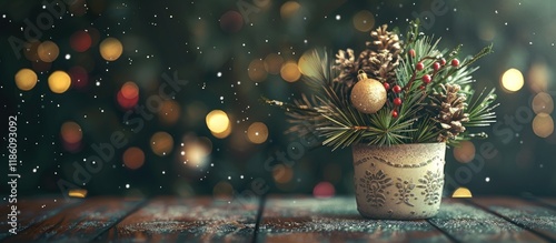 Christmas arrangement featu...