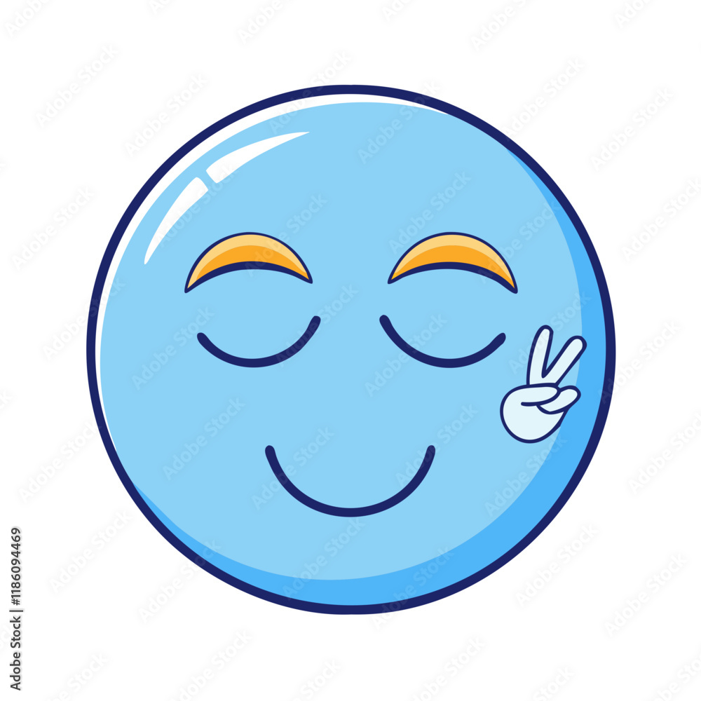 peaceful face emoji vector icon, singles awareness vector illustration - simple illustration of peaceful face emoji perfect for logos, and self love -themed designs. peaceful face emoji vector icon, singles awareness vector illustration - simple illustration of peaceful face emoji perfect for logos, and self love -themed designs.