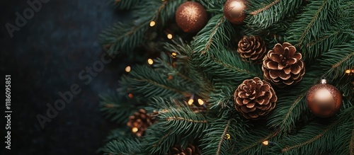Close up of a Christmas tre...