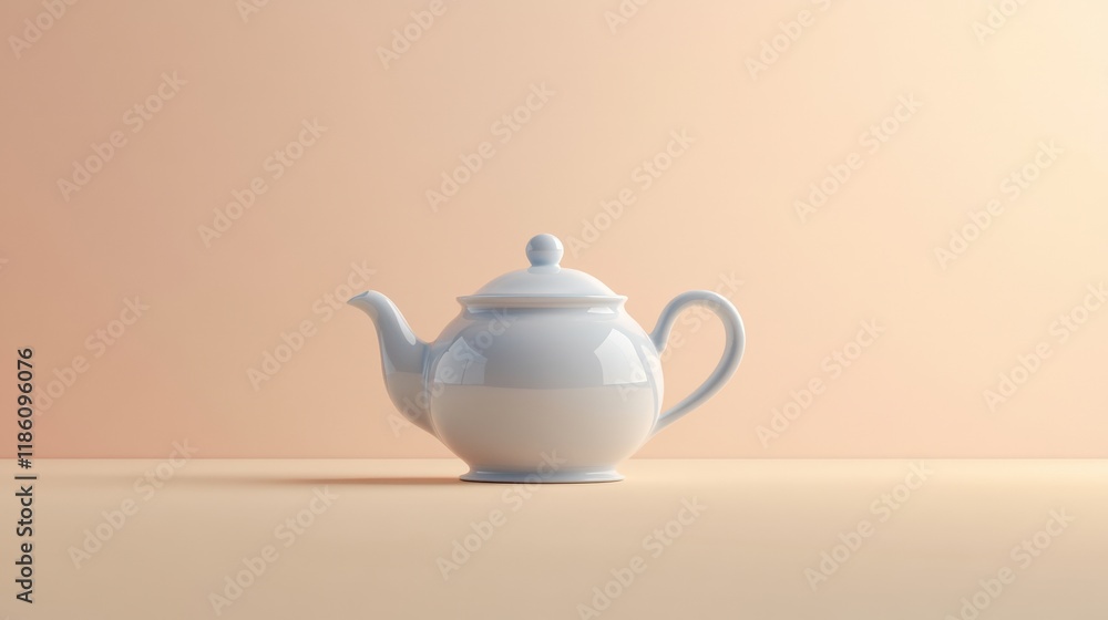 Blank teapot mockup Blank teapot mockup
