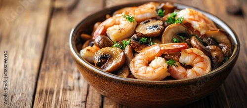 Stir fried shiitake mushroo...