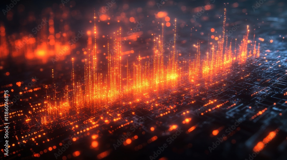 Abstract glowing particles background perfect for technology or futuristic concepts. Abstract glowing particles background perfect for technology or futuristic concepts.