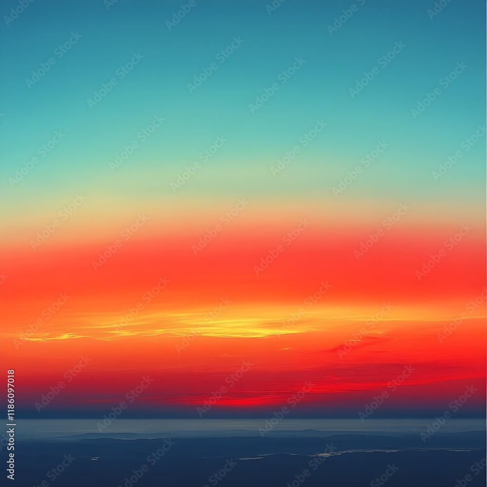 A background of a vibrant gradient transitioning from sunset orange to bold teal. A background of a vibrant gradient transitioning from sunset orange to bold teal.