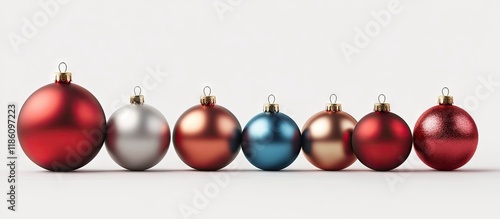 Christmas balls of differen...