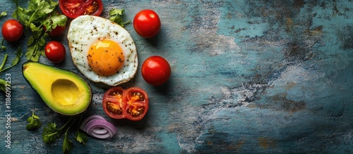 avocado tomatoes onion and ...