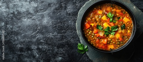 Italian vegetable lentil so...
