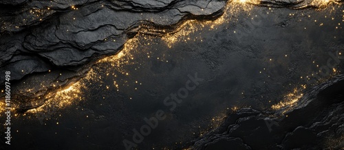 Stunning backdrop of black ...