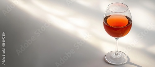 A wine glass containing jel...