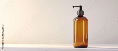 Liquid soap in a plastic bo...