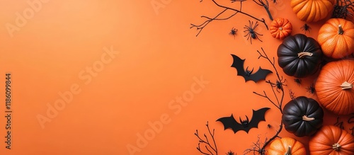 Decorative Halloween backdr...